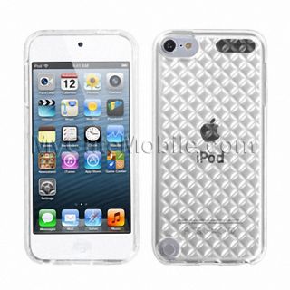 Apple iPod Touch 5g 5th Gen Case Clear Diamond Durable TPU Skin Cover Pouch