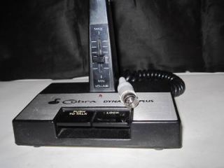 Vintage Cobra Dynamike Plus CB Ham Radio Amplified Microphone CA 60 Tested