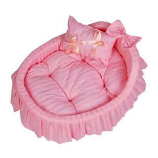 Princess Pink Pet Dog Cat Handmade Bed House Sofa s M L S22