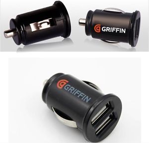 Griffin Car Charger Cigarette Lighter Car Power Adapter Dual USB Port Converter