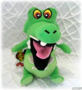  Older Peter Pan Tick Tock Croc Crocodile Bean Bag Plush Toy New