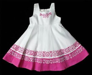 TCP The Children's Place Pink White Floral Twirl Dress Size 24M PC
