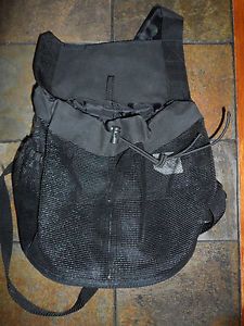 The Pet Pocket 2 Black Mesh Dog Cat Small Animal Carrier Size Small