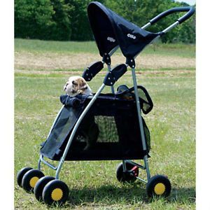 New Walk 'N Roll Pet Stroller for Dogs Cats Small Pets Up to 20 lbs Blue L K