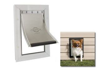 PetSafe Small Premium Wall Mount Aluminum Pet Dog Cat Door PPA11 10915