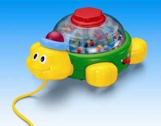 Megcos Toys Pull Along Musical Turtle Brand New