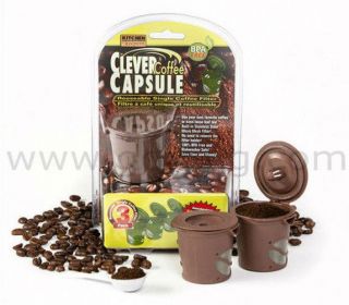 3 Pack Clever Coffee Capsule Reusable Single Coffee Filter Keurig K Cup Kcup