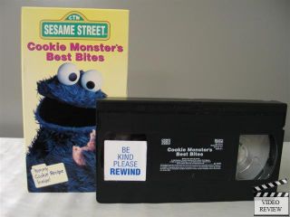 Sesame Street Cookie Monster's Best Bites VHS 074644970432