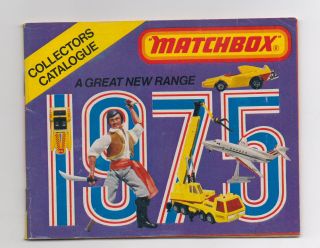 Matchbox Diecast Cars Toys 1975 Catalogue Catalog