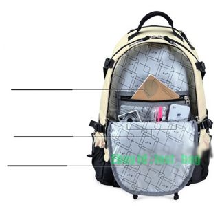 New Unisex Backpack Oxford Nylon Waterproof Outdoor Travel Laptop Notebook Bags
