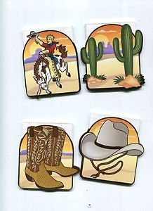 12 Cowboy Western Notepads Kids Boys Country Birthday Party Favors Treats Gifts