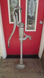 Antique Cast Iron Hayes Pump Planter Co Galva IL Farm Water Well Pump