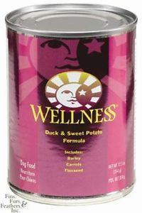 Wellness Duck Sweet Potato Formula Canned Dog Food 1