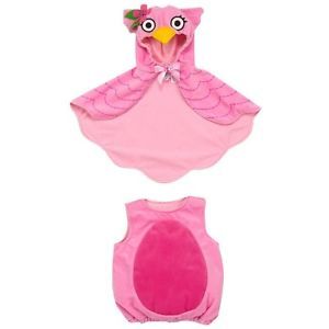 Koala Baby Girls Owl Costume Pink Size 6 Months