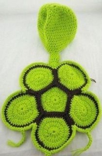 Newborn Baby Tortoise Hand Knitted Costume Photo Photography Prop Hats H 25