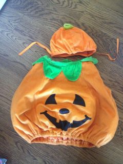 Pumpkin Cutie Pie 2pc Fits Up to 24M Baby Toddler Halloween Costume 6M 12M 18M