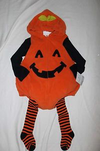 NWT's Infant Girl's Carter's Pumpkin Halloween Dress Up Costume Sz 18 Months