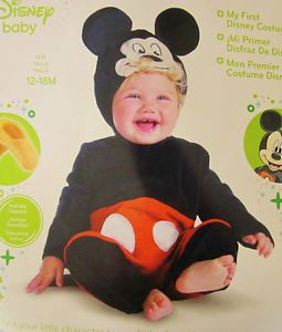 Disney Mickey Mouse Infant Baby Halloween Costume 12 18 Month