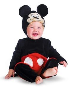 Disney Mickey Mouse Baby Infant Character Halloween Dress Up Costume