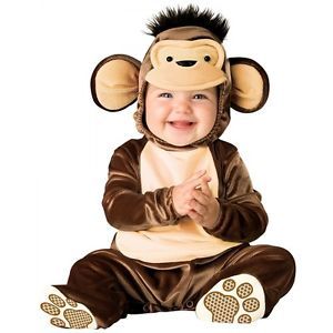 Mischievous Monkey Baby Toddler Boys Soft Cute Halloween Costume
