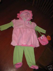 Infant Baby Pink Flower Costume Outfit 3 6 Months