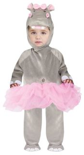 Ballerina Tutu Pink Lil Hippo Hippopotamus Toddler Infant Girls Child Costume
