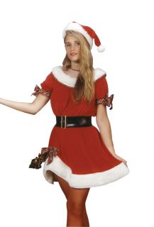 MS Santa Adult Womens Costume Red Sexy Dress Theme Christmas Party Outfit