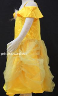 Halloween Belle Princess Party Costume Dress Girls 4 5T