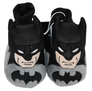 DC Comics Batman Toddler Plush Head Slippers Small 5 6