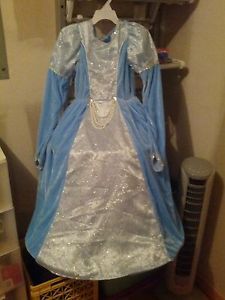 Disney Cinderella Halloween Costume with Matching Cloak Size M 10 12