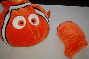 Boys Girls  Plush Finding Nemo Costume 3T w Hat Halloween