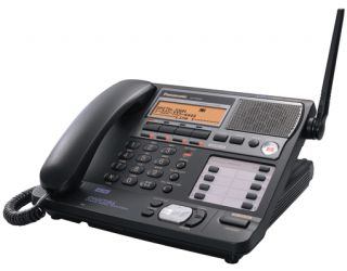 Panasonic KX TG4500B FHSS 4 Line Expandable Corded Phone Corded Main Base Only 037988476503