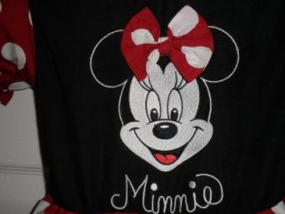 Disney Parks Authentic Minnie Mouse Girls Costume New L