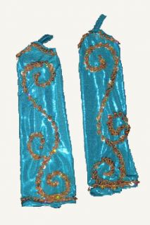 Egyptian Belly Dance Dancing Costume Bra Skirt Baby Blue Pro