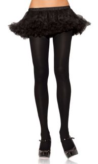 $10 Women's Ladies Black Opaque Nylon Tights Stockings Hosiery One Size