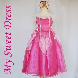 Toddler Sleeping Beauty Princess Costume Dress Size 1 Pageant Birthday Party