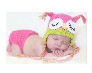 Newborn Baby Infant Knit Crochet Costume Photo Photography Prop