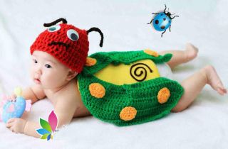 Newborn Baby Girl Boy Crochet Knit Costume Costume Photo Photography Prop Outfit