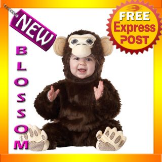 CK3 Infant Baby Animal Planet Chimpanzee Monkey Halloween Toddler Costume
