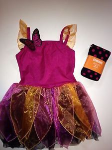 Gymboree Halloween Butterfly Costume Tights Baby Girl Size 2T 3T