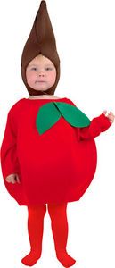 Toddler Fruit Red Apple Outfit Fruity Cute Baby Halloween Costume 2T Poly Foam