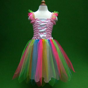 Pink P004 C1528 Baby Toddler x'mas Dance Costume Tutu Skirt Girls Dress 1 9 Y
