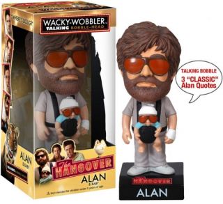 The Hangover Alan w Baby Talking Bobble Head Doll 3 Classic Quotes 2128F Funko
