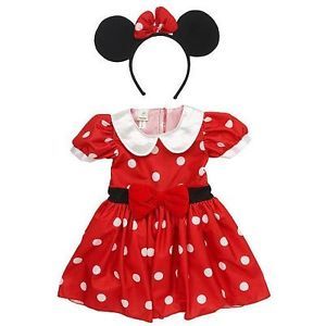 Disney Princess Babies R US Minnie Mouse Dress Up Costume 9 Months Baby Girl New