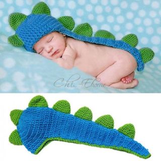 3pcs Baby Girl Infant Mermaid Outfit Crochet Knit Tail Costume Photo Prop 0 12M
