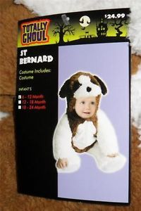 Halloween Costume Dog St Bernard Infant Size 6 12 Months $25 Cute and Warm
