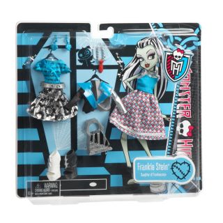 Monster High Frankie Stein Deluxe Fashion Pack Doll Clothes Outfit
