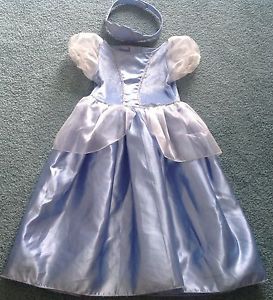 Toddler Disney Cinderella Costume with Crown 36 Months Beautiful