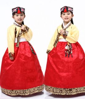 Korean Traditional Clothing Baby HANBOK 2015 Dress Girl Princess Party Wedding