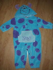  Sulley Sully Baby Costume 6M 9M 12M Monsters Inc Infant Halloween